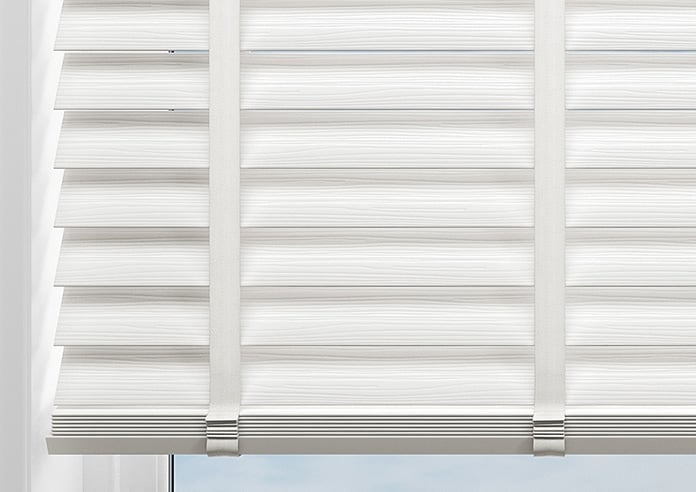 Ecowood Deluxe, Soft White Fine Grain - Motorised Venetian Blind - Image 9